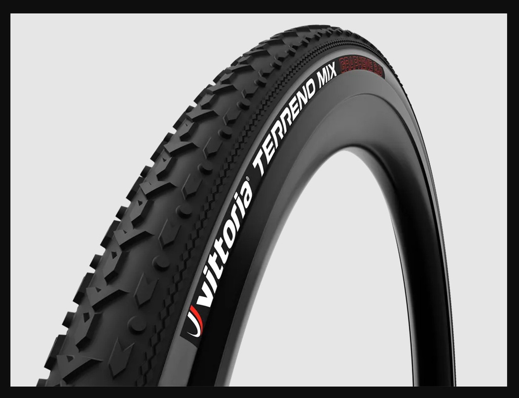 LLANTA VITTORIA TERRENO MIX 700X38 GRAVEL TLR NEGRA