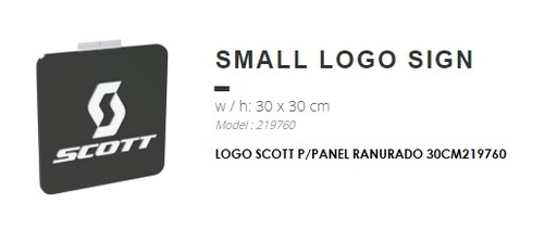 [SCO13PU33N760] LOGO SCOTT P/PANEL RANURADO 30CM 219760