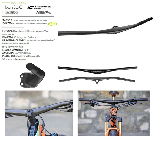 [SYNASCO195013565] MANU SYNCROS HIXON IC SL 780 40MM NG 22