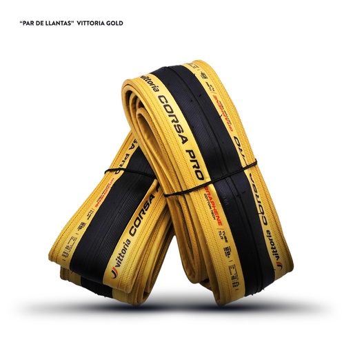 [VITCOR00420] LLANTA VITTORIA CORSA PRO 700x28 GOLD TLR par (TyD)